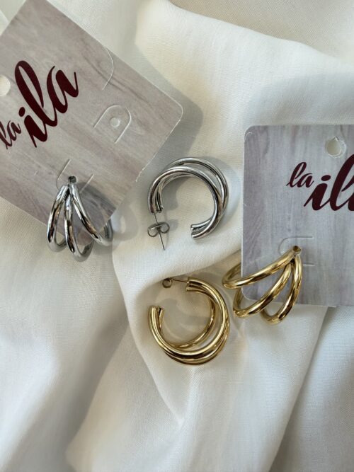 Orecchini 3 cerchi