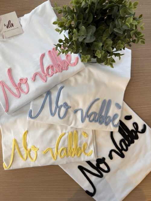 t-shirt "no vabbè"