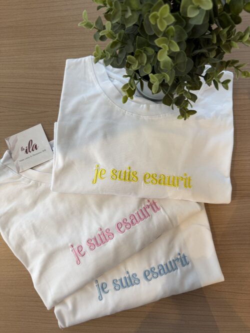 t-shirt "je suis esaurit"