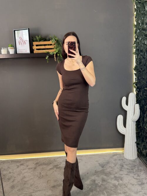 Tubino scollo quadrato - Olivia Grey