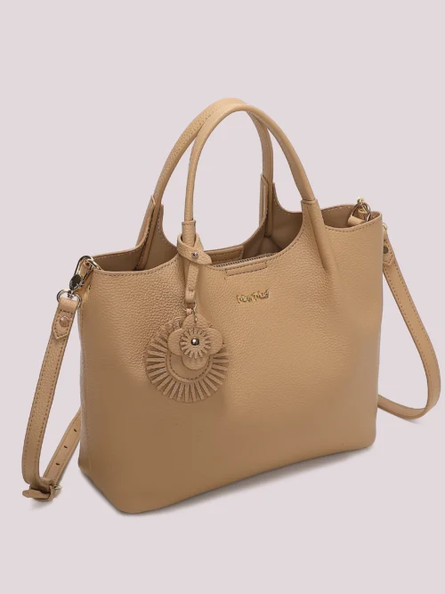 Borsa a mano con charm a fiore - mimì-muà