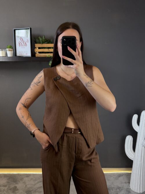 Gilet gessato